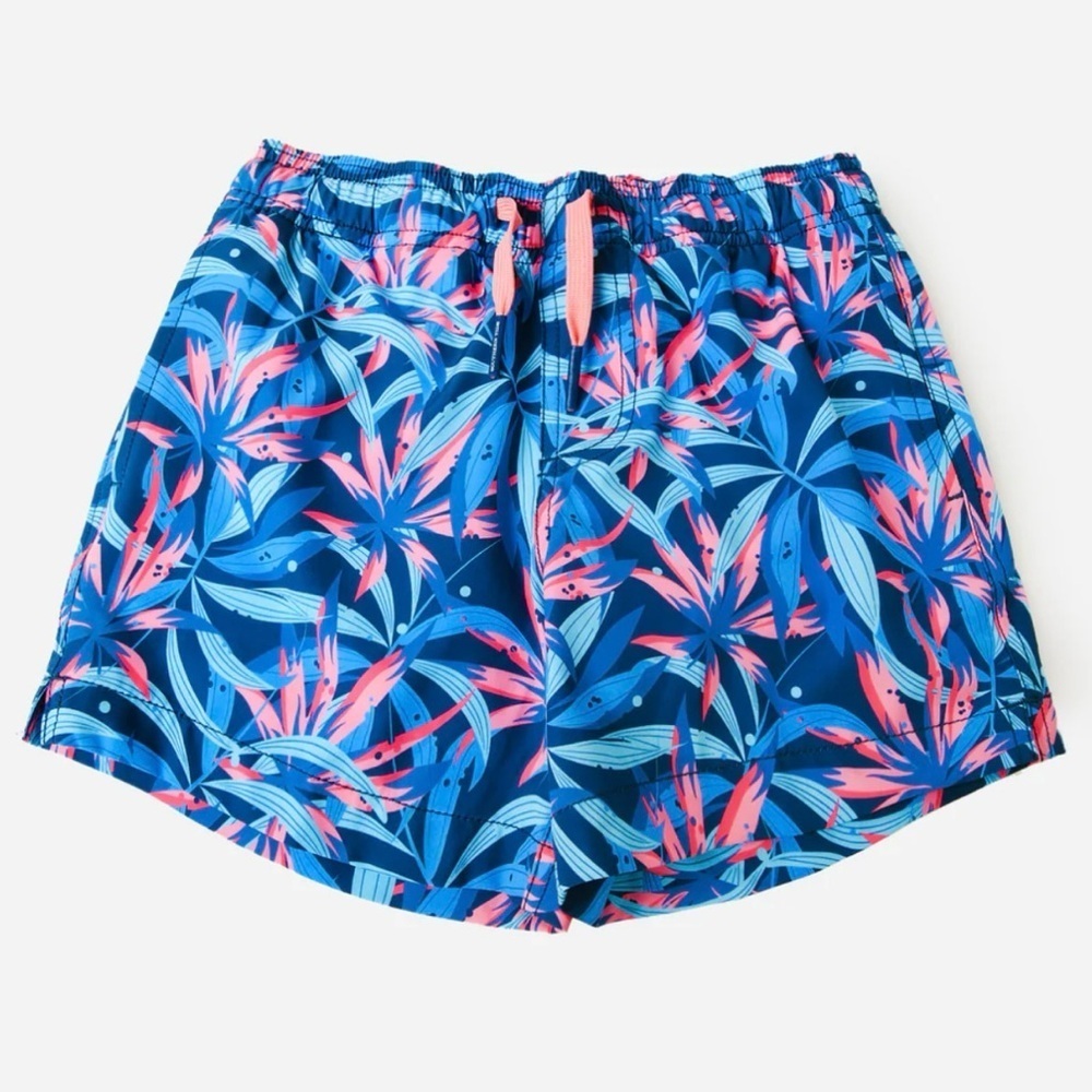 Southern Tide Boys’ Tropical Blooms Printed Swim Trunk